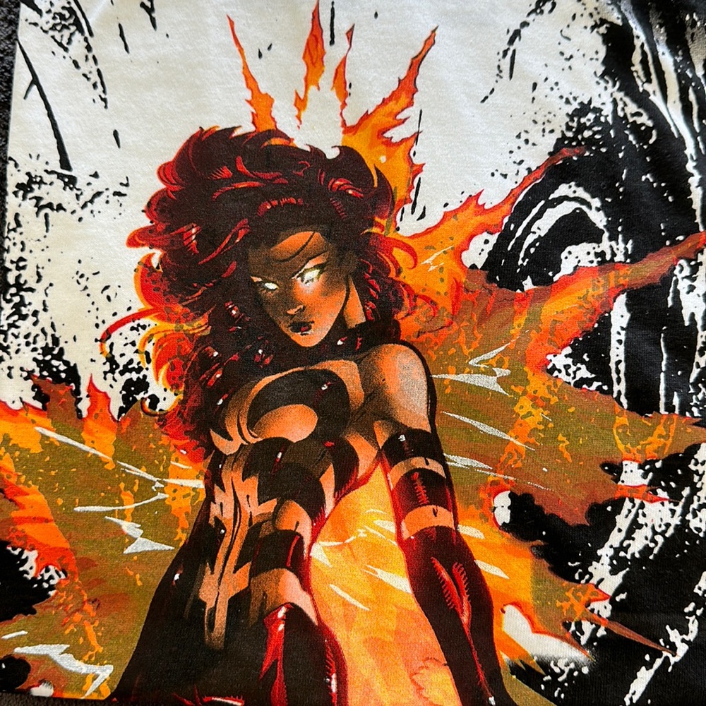 Phoenix in flames, short sleeve T-shirt